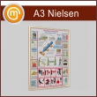 Золотая рамка «Nielsen» А3 настенная книжная