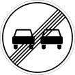 Дорожный знак 3.21 «Конец зоны запрещения обгона»