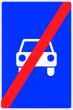 Дорожный знак 5.4 «Конец дороги для автомобилей»