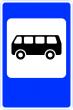 Дорожный знак 5.16 «Место остановки автобуса и (или) троллейбуса»