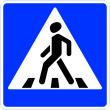 Дорожный знак 5.19.1 «Пешеходный переход»
